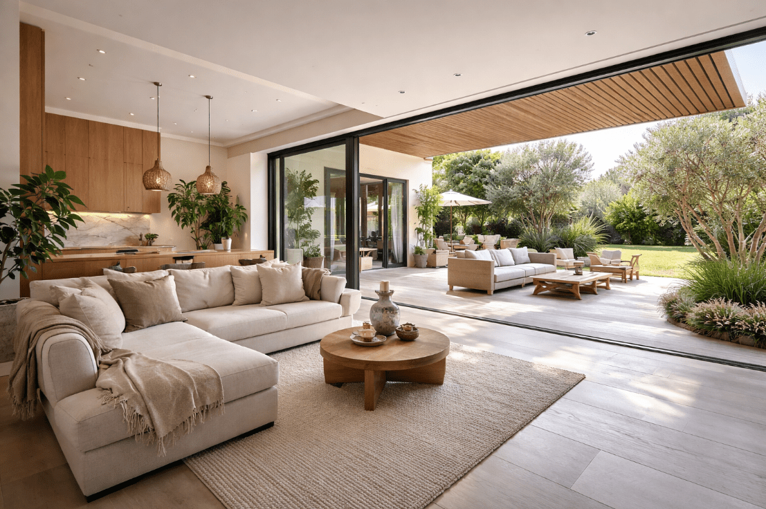 continuité entre interieur et extérieur