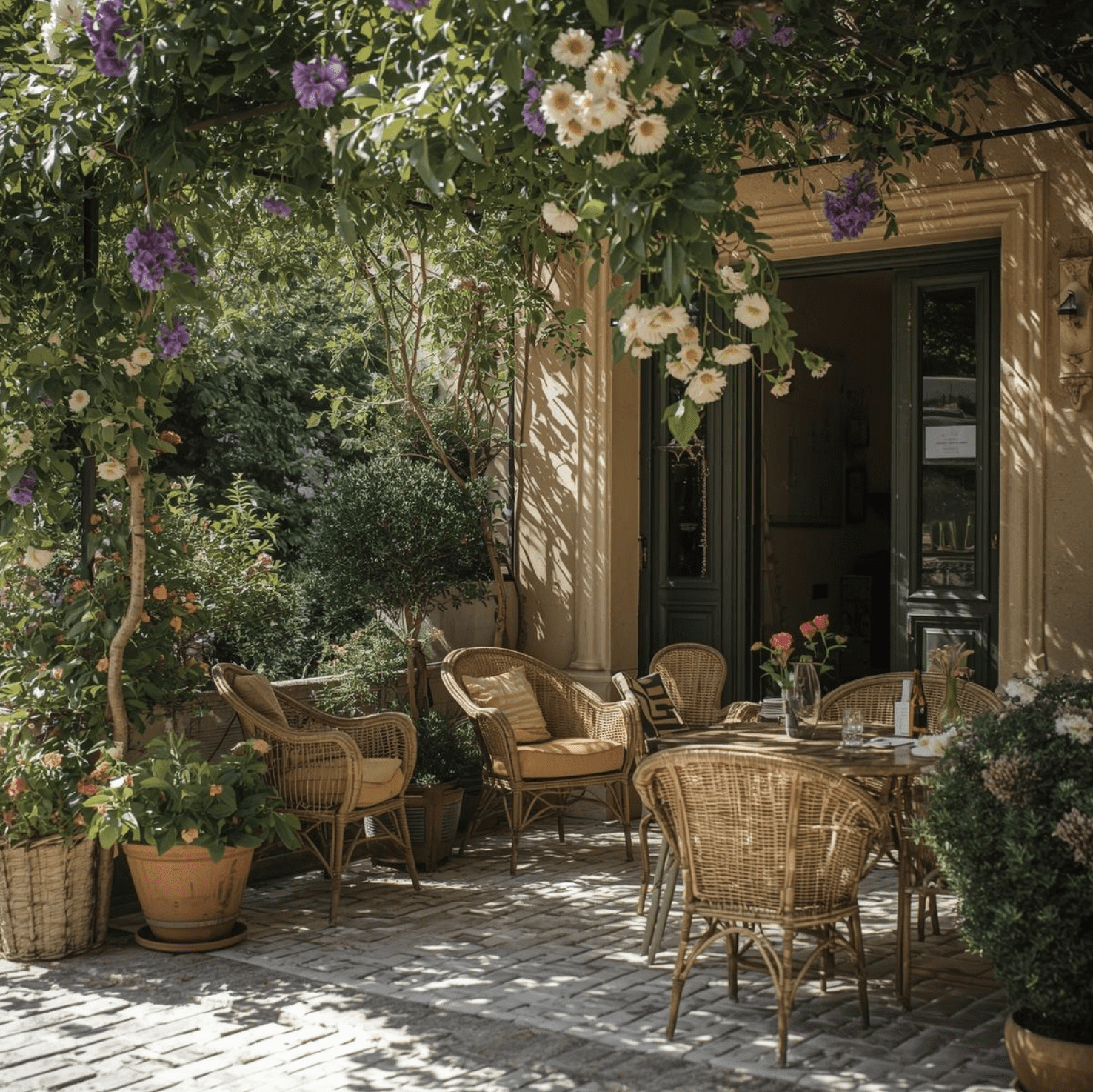 continuité entre interieur et extérieur.Aménager une terrasse